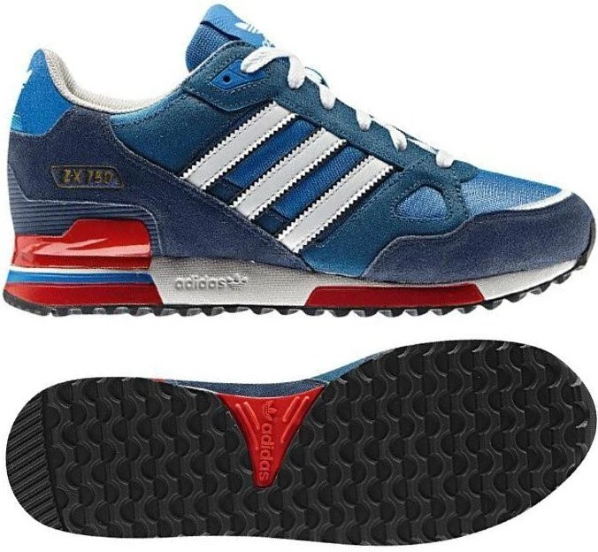 adidas Originals ZX 750 trainers G96718 Bluebird White Size UK 9