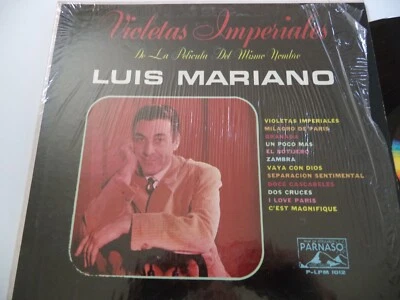 VERY RARE...LUIS MARIANO LP; Violeta Imperiales ~Parnaso Records (Brooklyn, NY) - Photo 1/3
