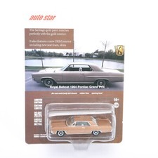 Auto Star Royal Bobcat 1964 Pontiac Grand Prix Brown 164 Diecast Car Toys Gift