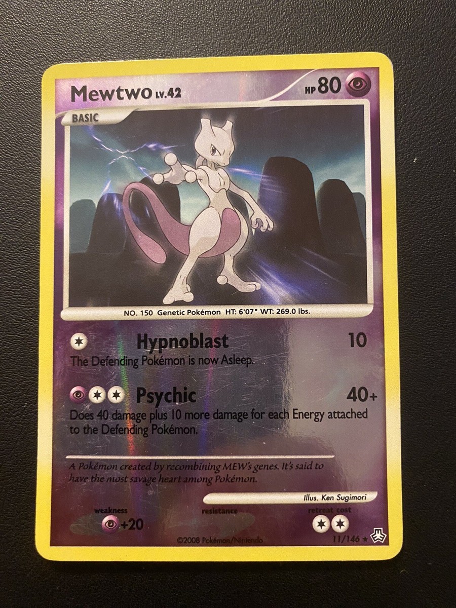 POKÉMON TCG MEWTWO 11/146 D&P LEGENDS AWAKENED REVERSE FOIL RARE
