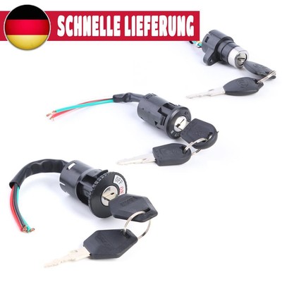 Electric Bicycle Ignition Switch Key Power Lock for E-Scooter Bike Accessories