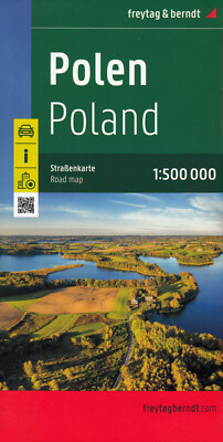 Polen Autokarte 1:500.000 Straßenkarte von freytag & berndt