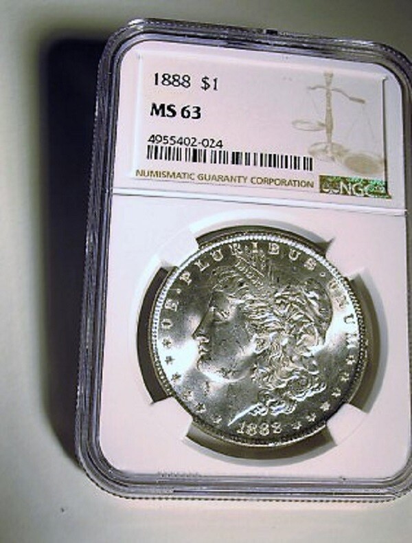 1888 P BU MORGAN DOLLAR VAM 28A CLASH N DBL Ear DBL 188  Inverted 8 FINEST KNOWN