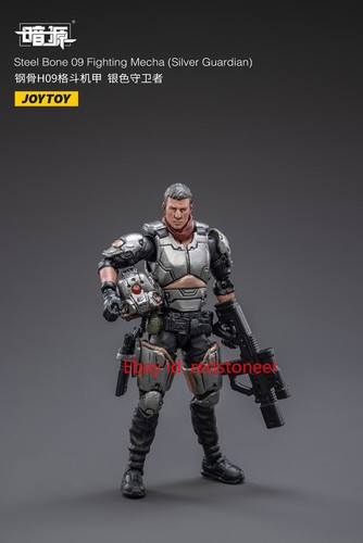 JOYTOY Steel Bone 09 Fighting Mecha (Silver Guardian) 8.5 inch Collectible Toys - Picture 11 of 13