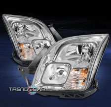 FOR 2006-2009 FORD FUSION REPLACEMENT HEADLIGHTS HEADLAMPS LAMPS CHROME PAIR SET