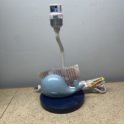 Brody Nautical Whale Table Lamp by Nautica Kids 15'' Nautical Nursery Baby Room