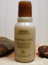 Aveda Rosemary Mint Hand and Body Wash Cleanser 1.7 oz  50 ml Travel Size New