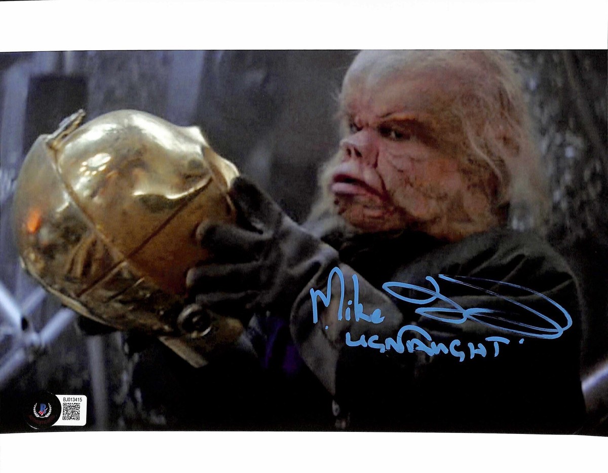 Mike Edmonds Ugnaught Star Wars Empire Strikes Back Signed 8x10