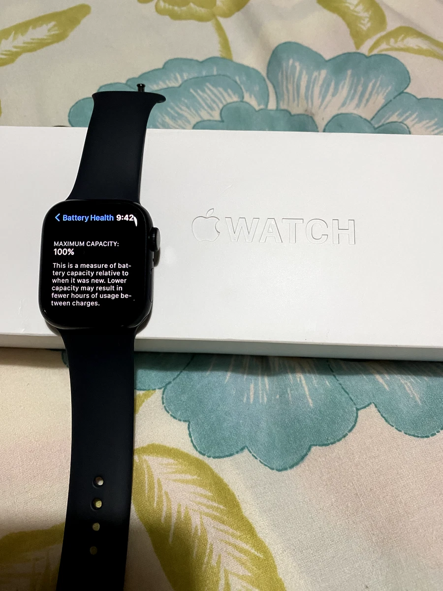 Apple Watch Series 7 GPS 41mm Midnight Aluminum Case with Sport