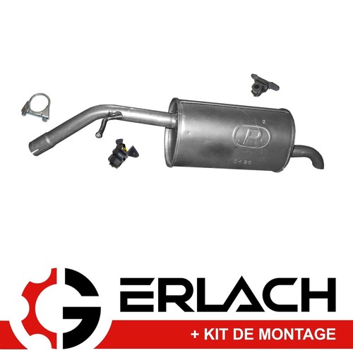 Silencieux Arrière Pour Citroën C3/C4 Cactus, Peugeot 208, Opel Crossland 1.2 - Neuf