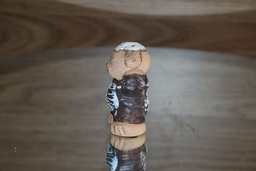Teddy Bear Figurine in skeleton Halloween costome STANDING Resin which is RARE - Imagen 3 de 11