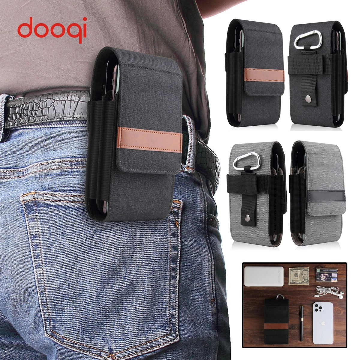 double phone pouch