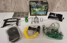 Tumbo Travel Trolley Anti Shock Bungee 75 Feet Dog Leash Camping Travel Set