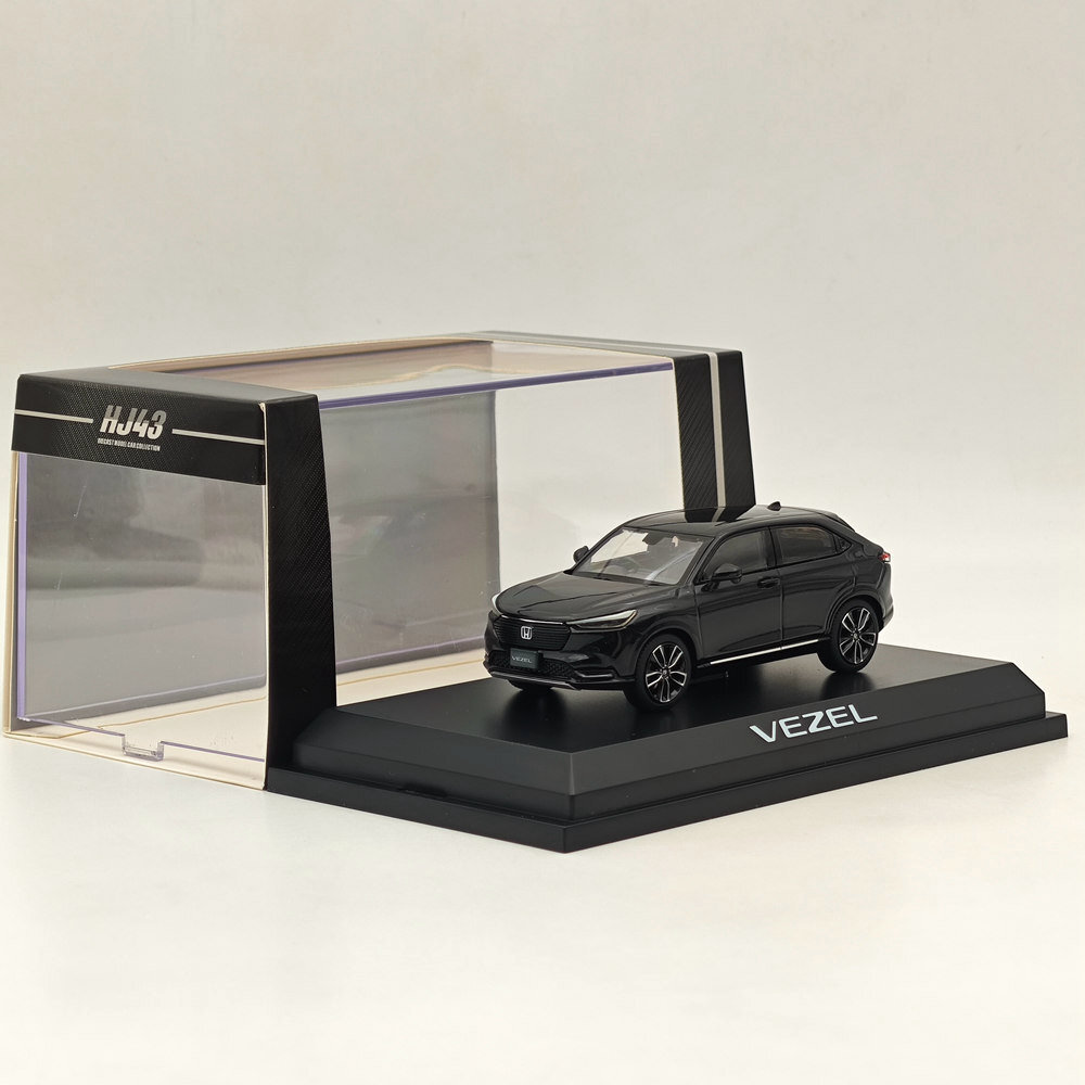 ホンダ ヴェゼル 1/43 クリスタルブラック ミニカー HJ431002BK Amazon | ミニカー 1:43 ヴェゼル クリスタルブラックパール