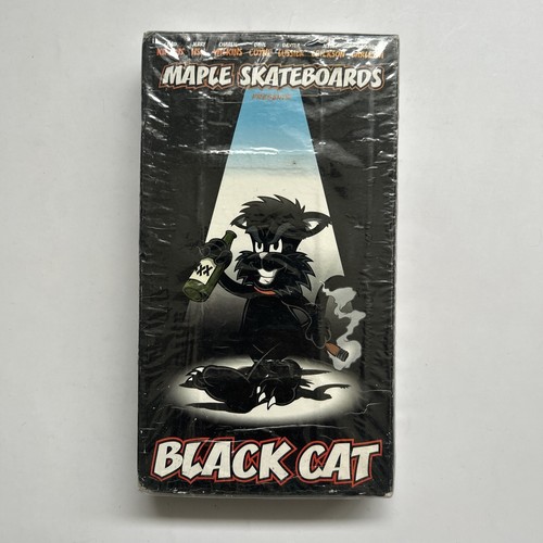 Maple Skateboards BLACK CAT VHS 1999 Jerry Hsu Louie Barletta Skate VHS RARE