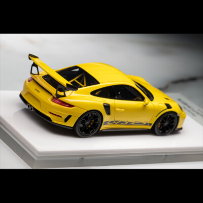MAKE UP ポルシェ 911 GT3 RS 2018 1/43 イエロー MAKE UP 1:43 Porsche 911 GT3 RS 2018 Diecast Car Model
