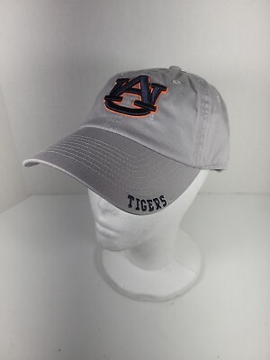 Auburn Tigers Adjustable Grey Hat Cap - 1 Size Fits All