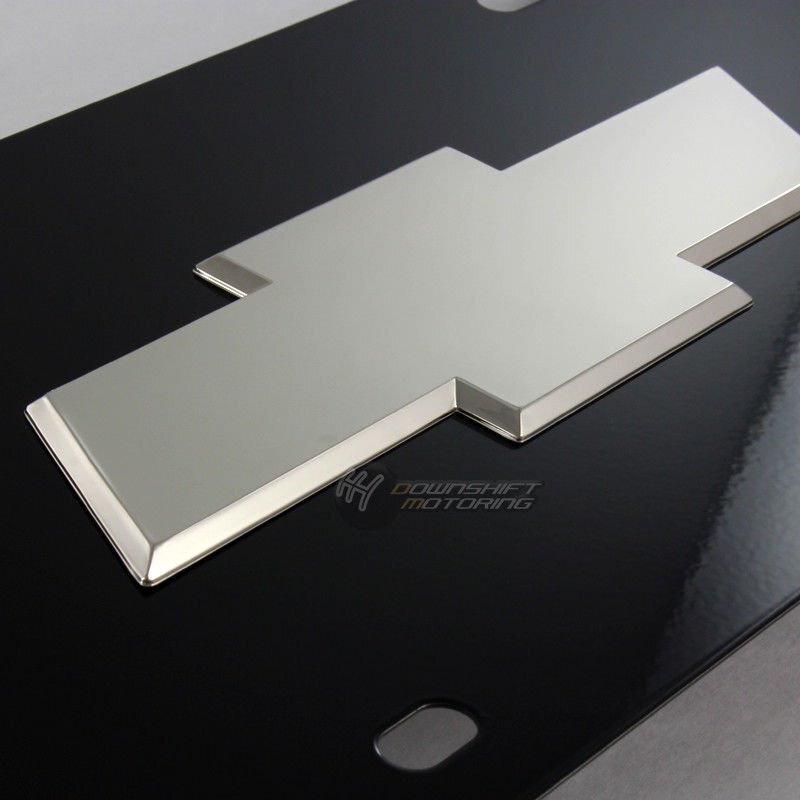 CHEVROLET Z28 Z/28 Stainless Steel License Plate Frame w/ Caps 2PC