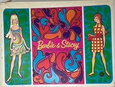 Barbie and Stacey Double  World of Barbie Vintage Doll Cases Lot of Two 1968
