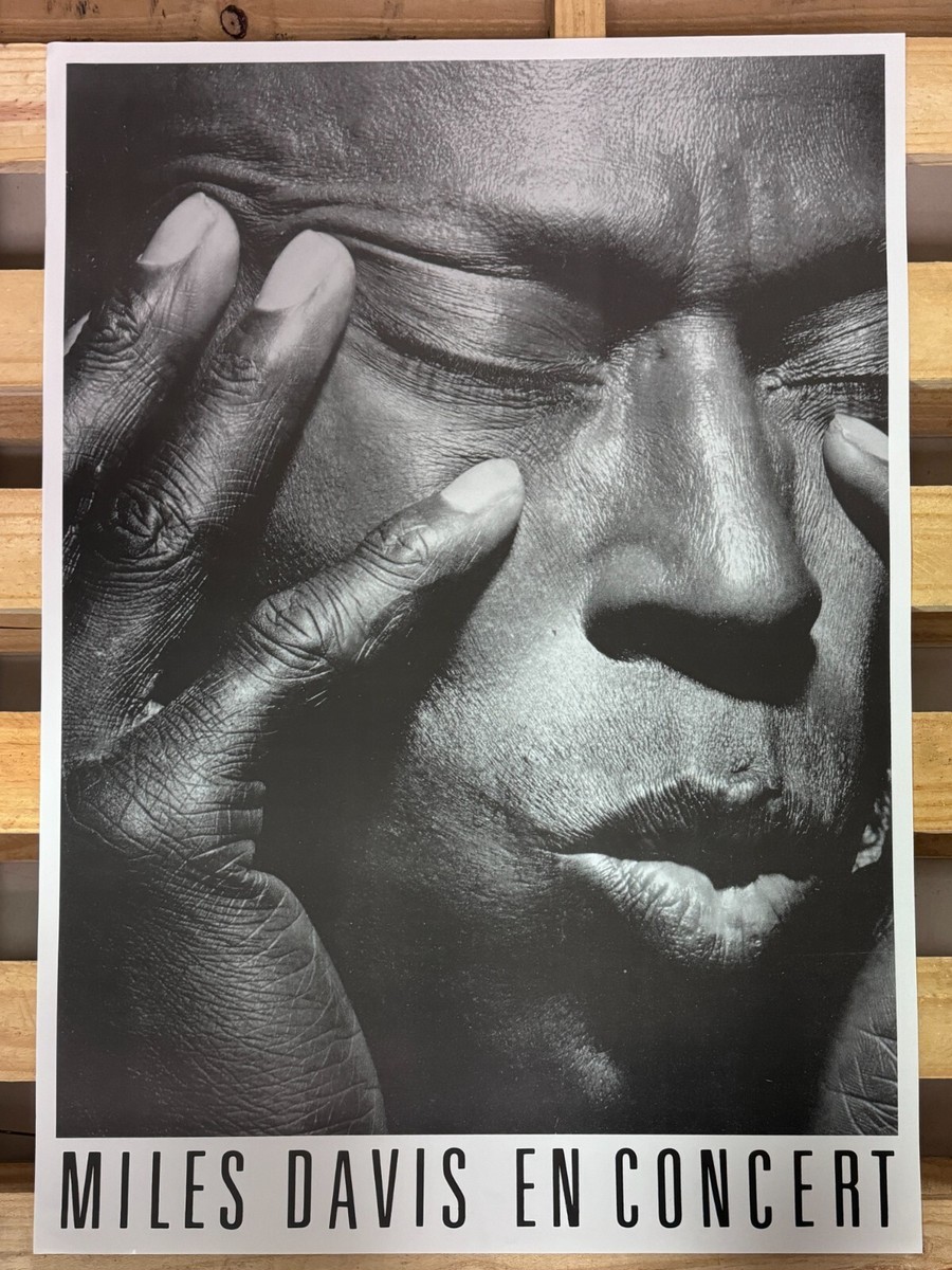 Miles Davis En Concert vintage deadstock poster 24