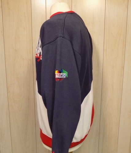 Sudadera para hombre vintage Chase Authentics Nascar roja blanca azul talla L - Imagen 2 de 4