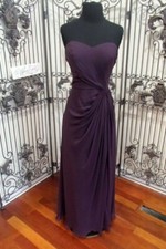 3100  BILL LEVKOFF SZ 10 PLUM 159 215.00 PROM FORMAL BRIDESMAIDS GOWN