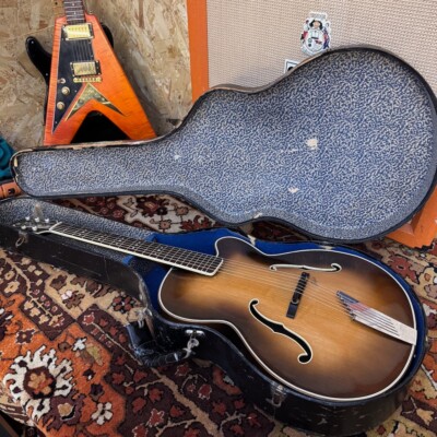 Vintage 1953 Hofner President *1st Year* Brunette Acoustic Archtop