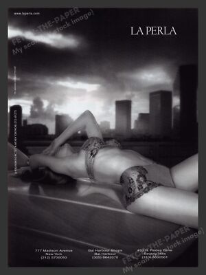La Perla 1990s Print Advertisement 1999 Lingerie City Scape