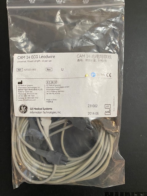 GE Marquette CAM 14 ECG 10 Cavo Afferratori Piombo - Spedizione - Foto 3