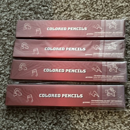 Nintendo Colored Pencils Promo Lot 4 Packs Brand NEW - Picture 3 of 3
