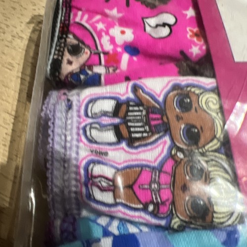 Handcraft - L.O.L. Surprise! Girls 100% Cotton3-Pack Briefs Panties - Size 4 - Picture 6 of 9