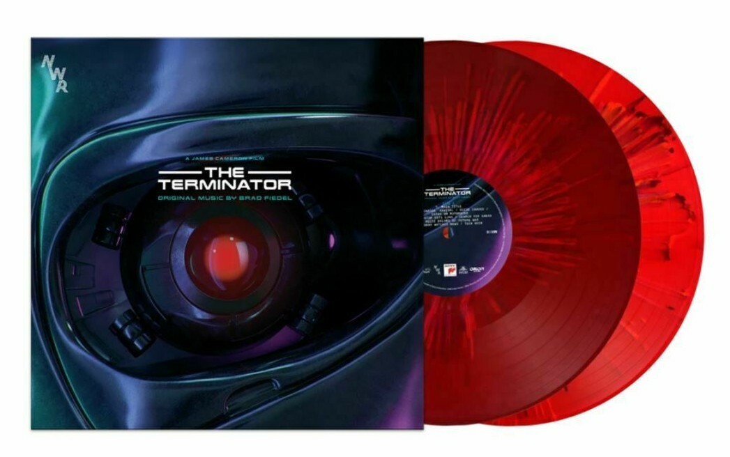 THE TERMINATOR Milan Records Red Splatter Vinyl OST Soundtrack