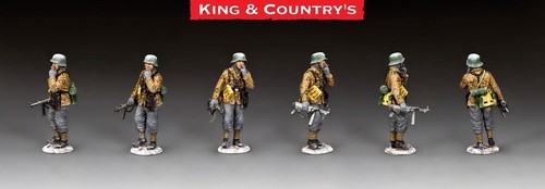 KING & COUNTRY BATTLE OF THE BULGE BBG126 WW2 GERMAN WINTER SQUAD NCO - 第 1/2 張圖片