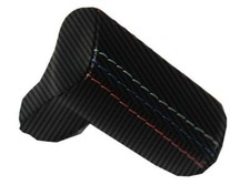 Automatic Shift Gear Knob Cover Carbon Fiber For Bmw E34 1988-1995 M Type Stitch Automatic Shift Gear Knob Cover Carbon Fiber For Bmw E34 1988-1995 M Type Stitch