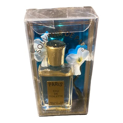Souvenir De Paris Eau De Toilette Perfume Bottle Mini Cres Paris France 8ml A82