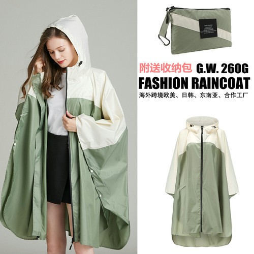 Fashion J&K Style Unisex Portable Raincoats Rainproof Hiking Cycling Rain Cape - Picture 30 of 53