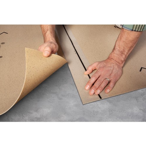 Eco Cork Foam Underlayment-Vinyl Plank 36"x100' Waterproof Engineered Wood Tan - Picture 8 of 12