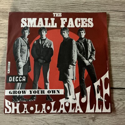 THE SMALL FACES. SHA LA LA LA LEE 45Rpm Decca Label Italy 1966