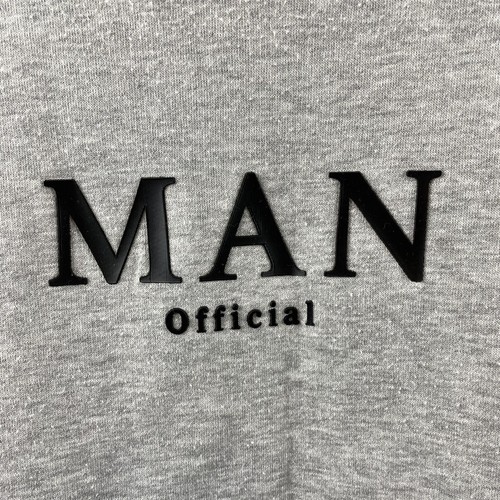 boohoo MAN Sloppy Joe Men Size Medium Grey Long Sleeve Pullover Casual Skate - Picture 6 of 9