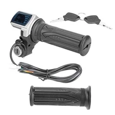 Electric Bike Throttle,Throttle Grip,Motorcycle Throttle Lock,Half Twist 