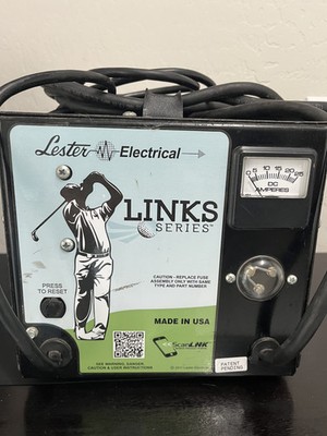 Lester Links Series EZ-Go Golf Cart Battery Charger 36V 21A USA Model #25970