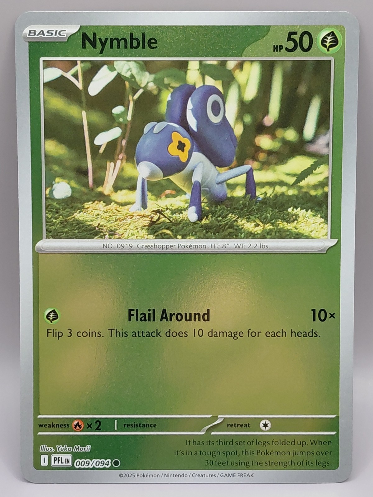 Nymble - Common ME02: Phantasmal Flames 009/094 NM Reverse holo