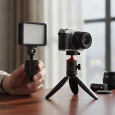 Black Aluminum Tripod Adaptors - 2 PCS Set for Photographers and Videographers