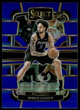 Dereck Lively II 2023-24 Panini Select #76 Blue Prizms RC Mavericks Card