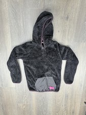 Calvin Klein Performance Shirpa Hooded Sweatshirt Girls Sz Large 14/16 Black