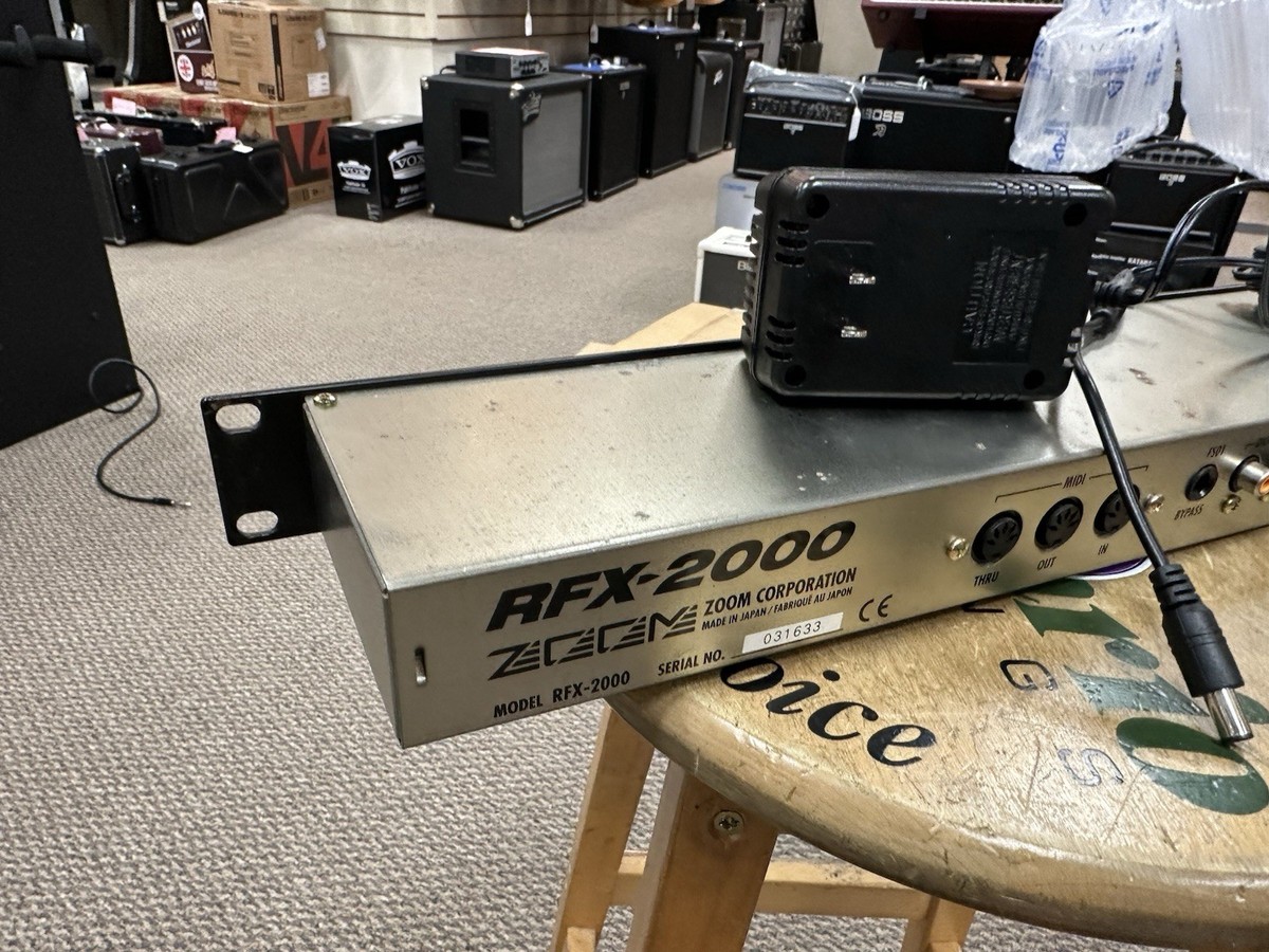 Zoom Rfx-2000 Digital Reverb Multi Effects 1u Rack Unit for sale