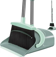 Broom and Dustpan Set for Home, Dust Pan with Long Handle, Broom with Dustpan Co