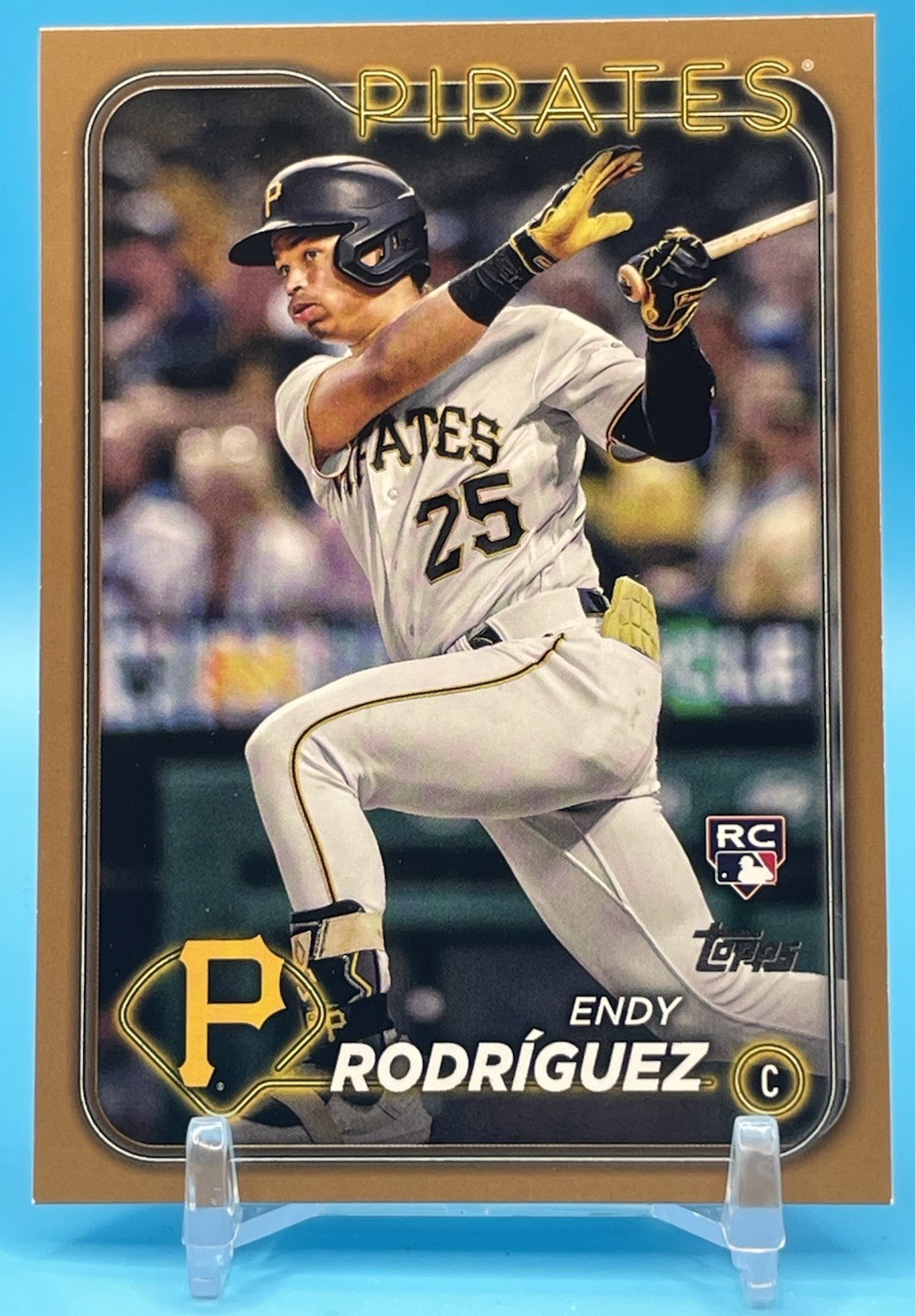 Topps Series 1 ENDY RODRIGUEZ RC Rookie Gold Border Parallel #3 Pirates /2024