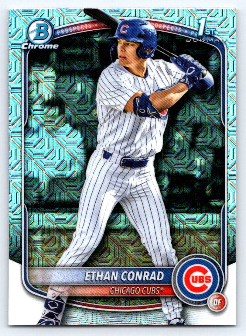 2025 Bowman Draft - Chrome Ethan Conrad #BDC-17 Mojo Refractor (RC) Cubs