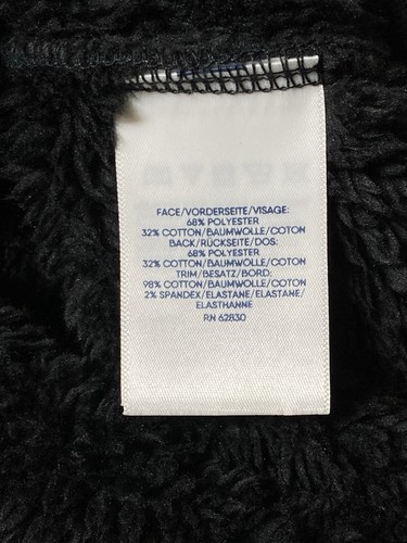 Men's Hooded Sweat Jacket Lands End Size M Serious Sweats Full Zip Pockets Lined - Picture 14 of 17